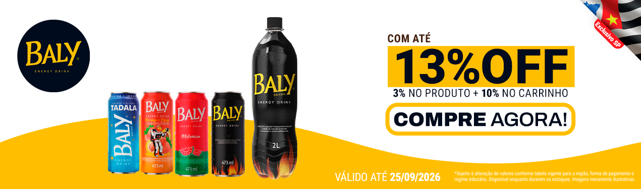 Linha Baly com 13% OFF*
