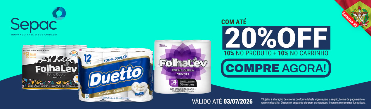 Linha Sepac com até 20%OFF*