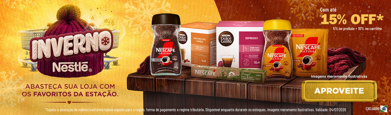 Linha Nestle com 15% OFF*