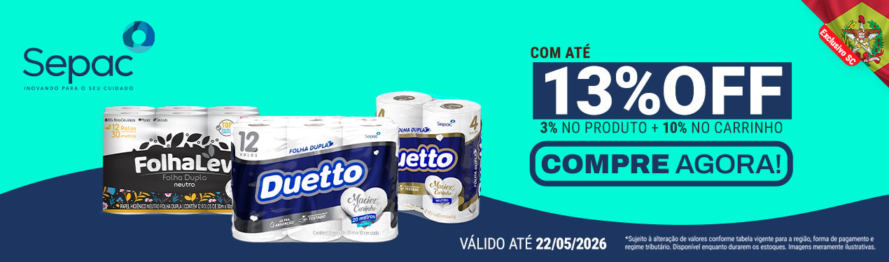Linha Sepac com até 1e%OFF*
