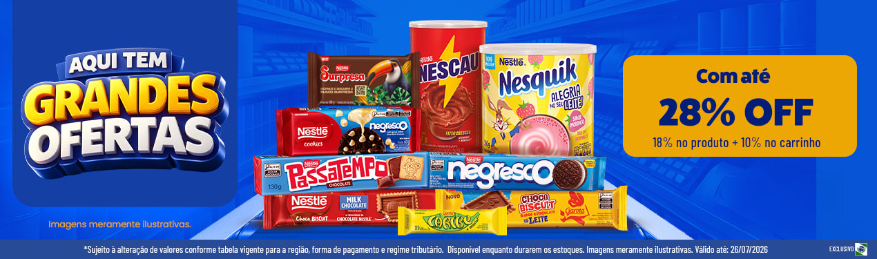 Linha Nestle com 28% OFF*