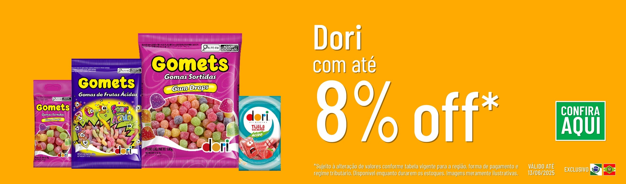 Linha Dori com 8% OFF*