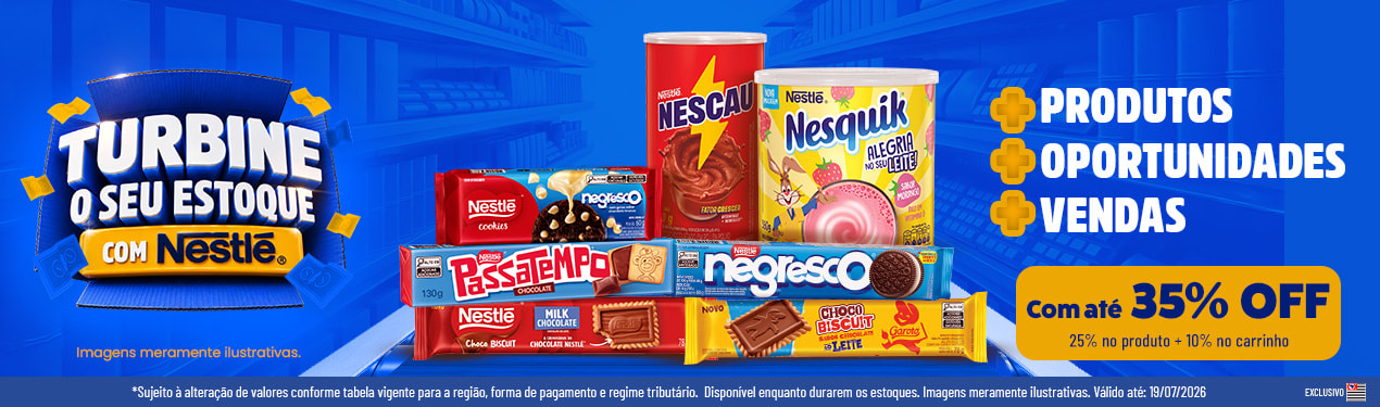 Linha Nestle com 35% OFF*