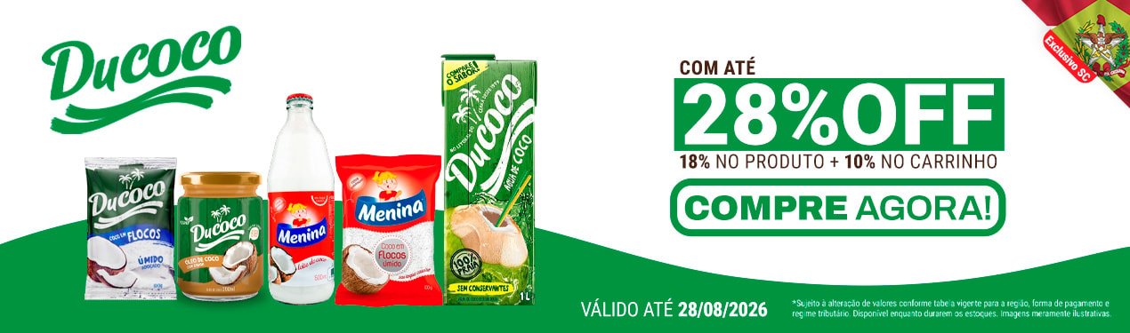 Linha Ducoco com 28% OFF*