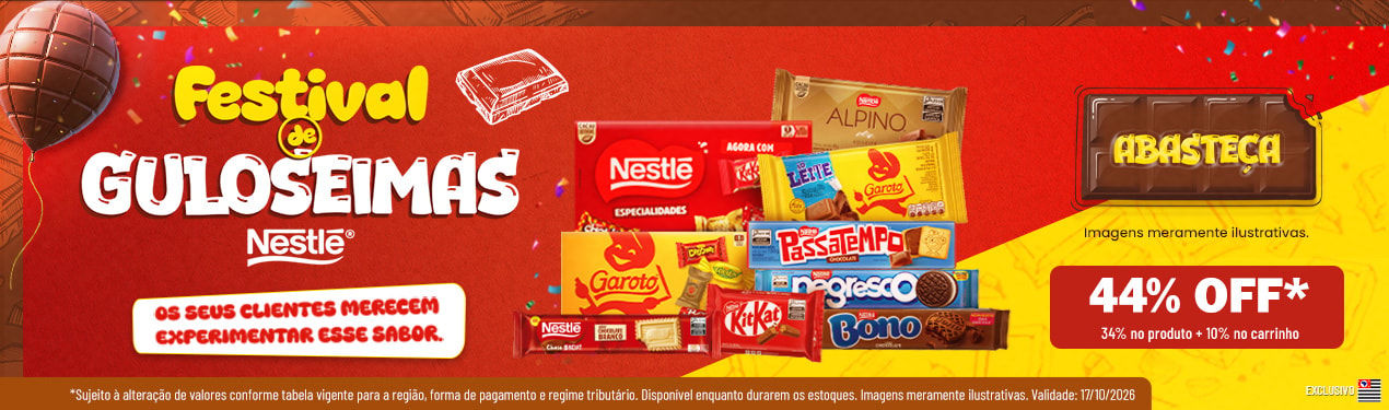 Linha Nestle com 16% OFF*