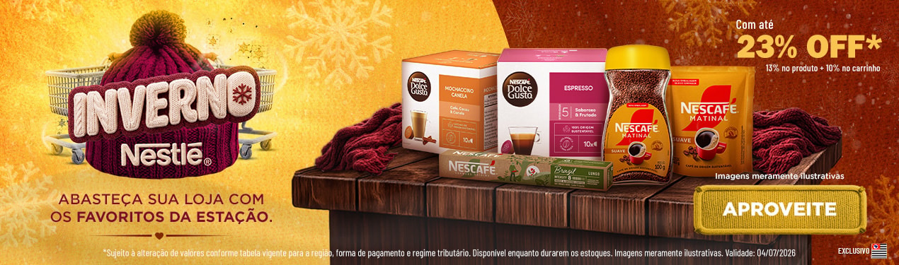 Linha Nestle com 23% OFF*