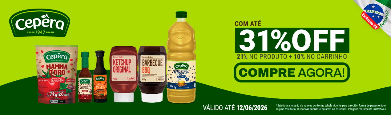 Linha Cepêra com 31% OFF*