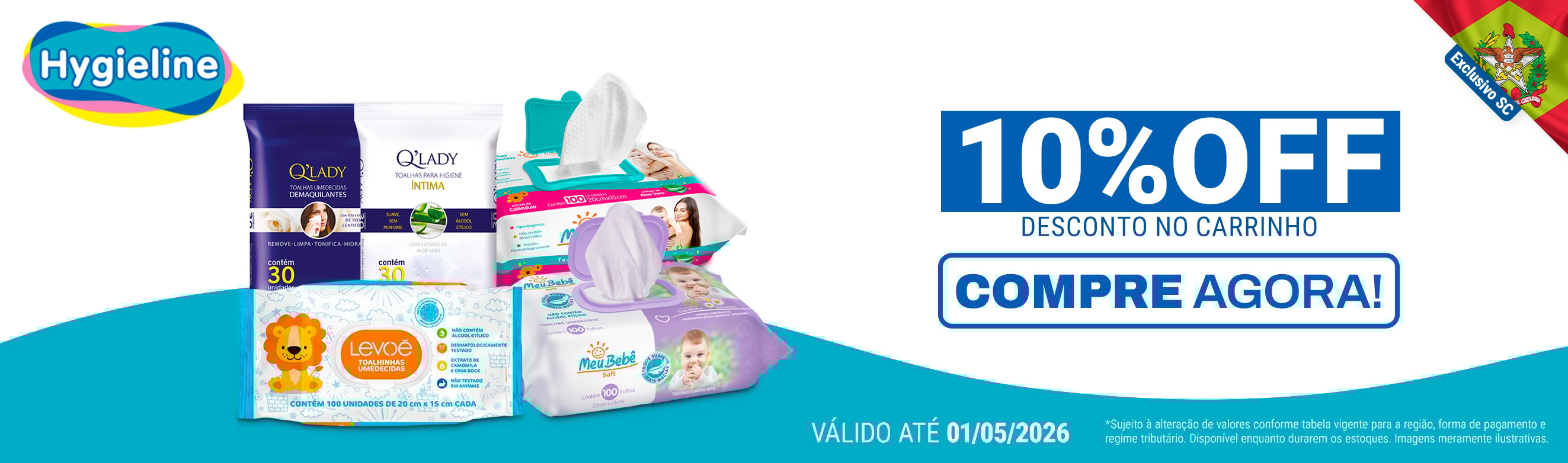 Linha Hygieline em até 10%OFF*