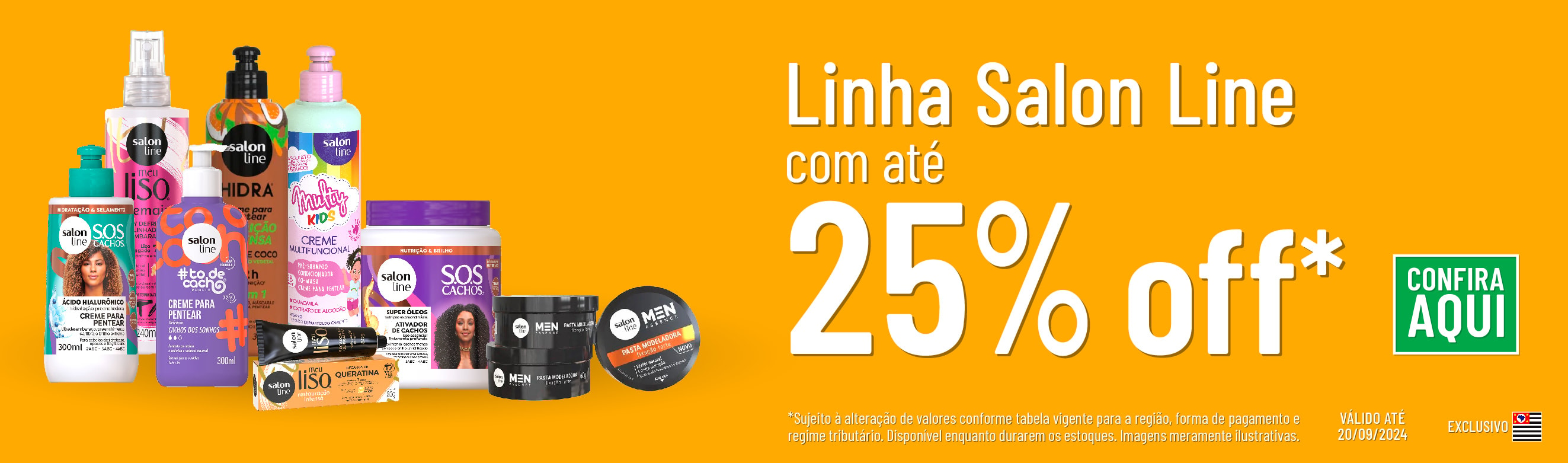 Linha Salon Linecom 25% OFF*