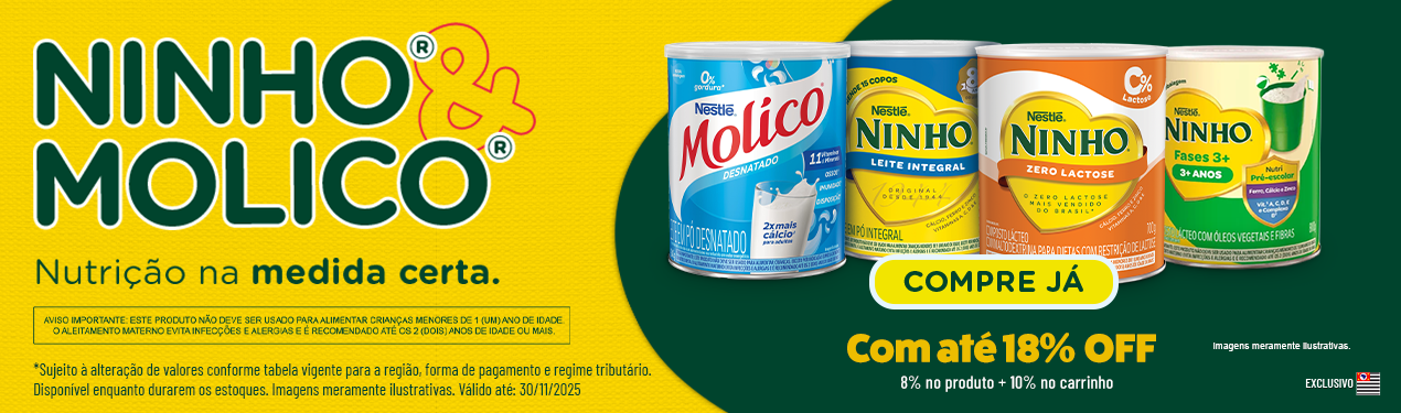 Linha Nestle com 18% OFF*