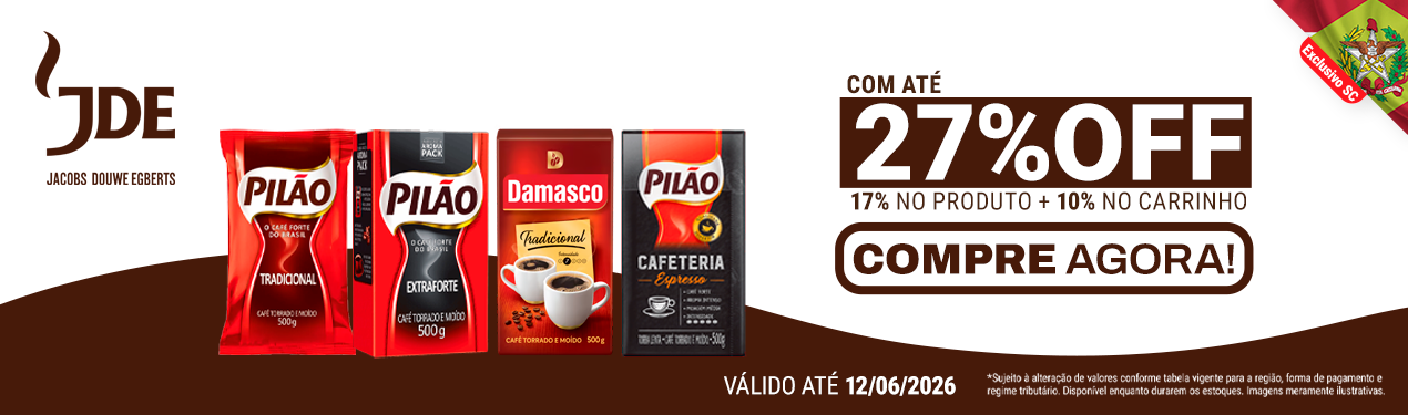 Linha JDE com 27% OFF*