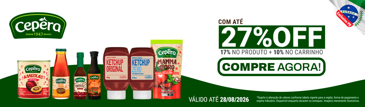 Linha Cepêra com 27% OFF*