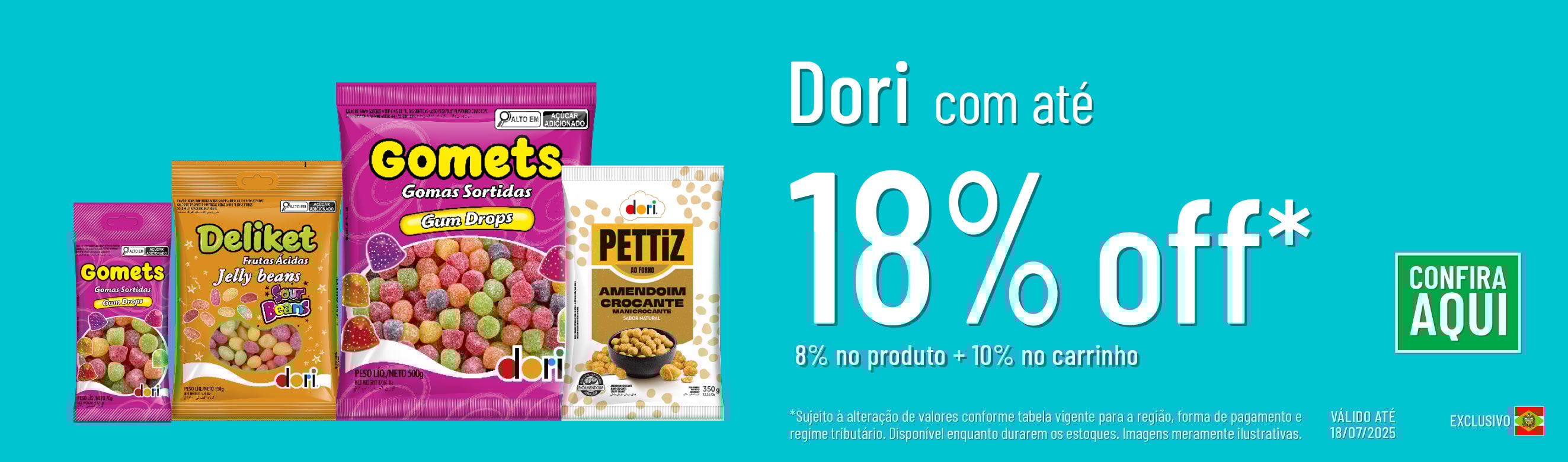 Linha Dori com 18% OFF*