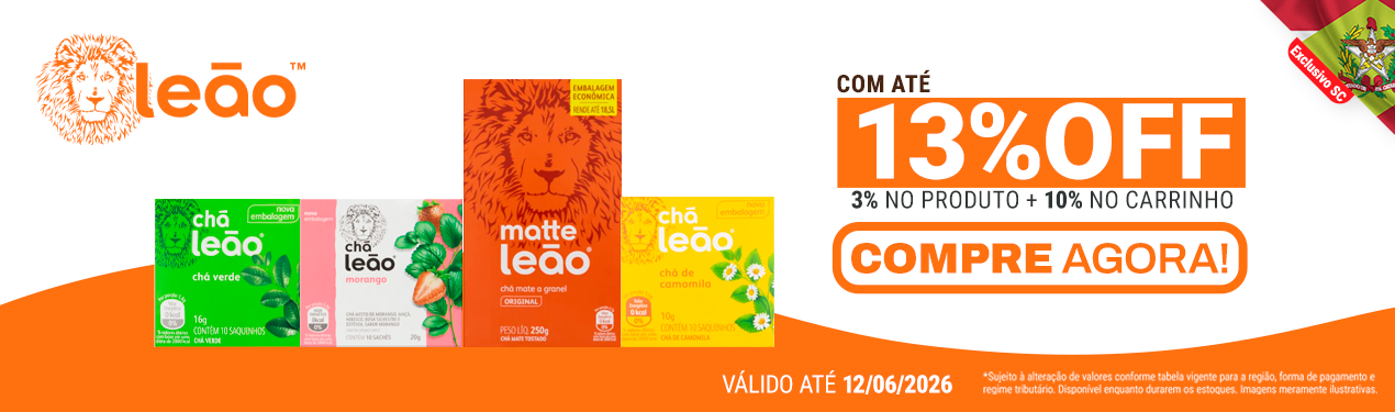 Linha Leão com 13% OFF*