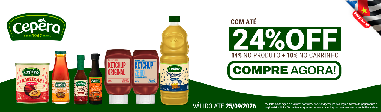 Linha Cepêra com 24% OFF*
