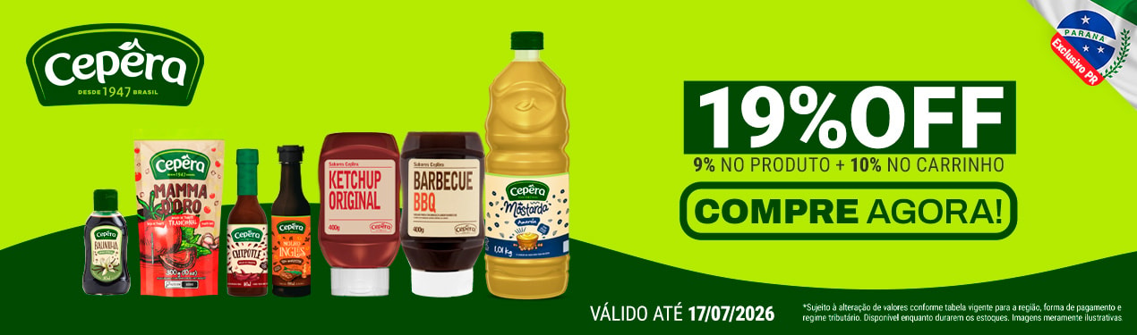 Linha Cepêra com 19% OFF*