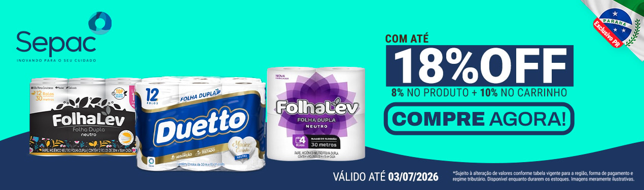 Linha Sepac com até 18%OFF*