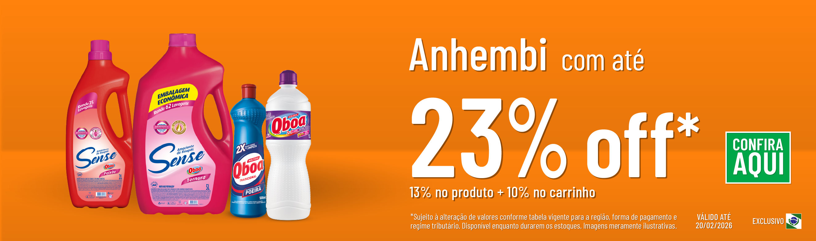 Linha Anhembi com até 23%OFF*
