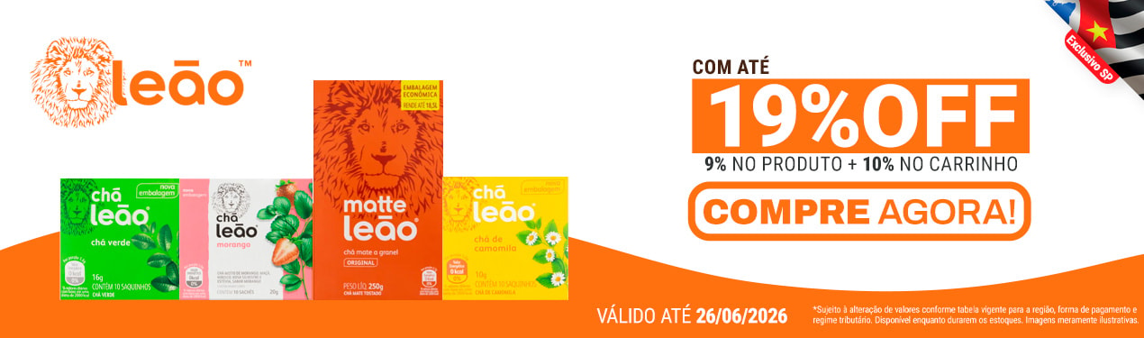 Linha Leão com 19% OFF*