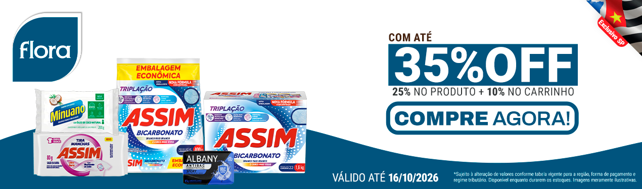 Linha Flora com 35% OFF*