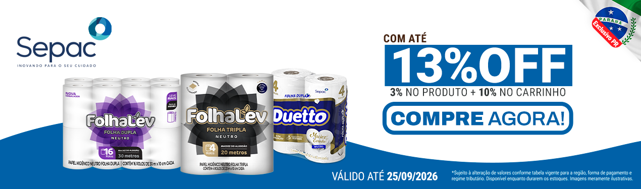 Linha Sepac com até 13%OFF*