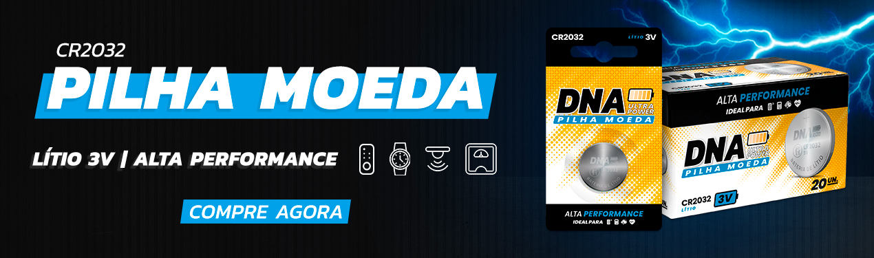 Pilha Moeda DNA Power