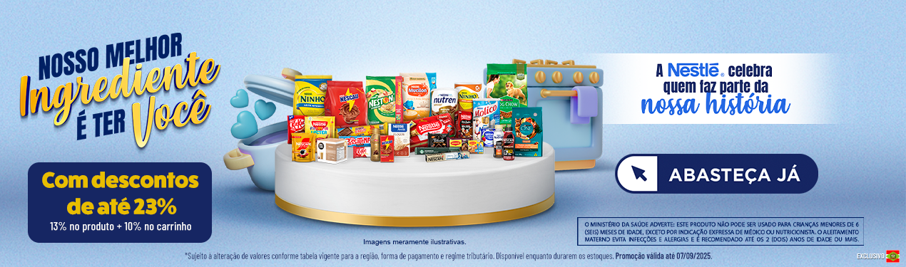 Linha Nestle com 23% OFF*