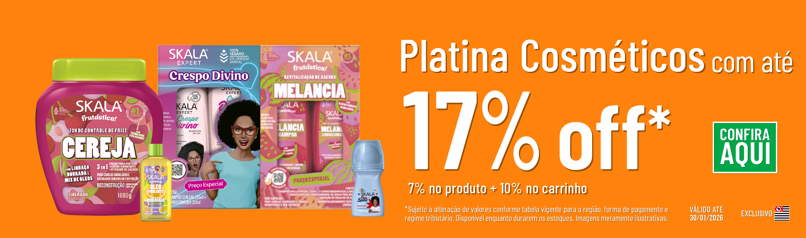 Linha Skala com 17% OFF*
