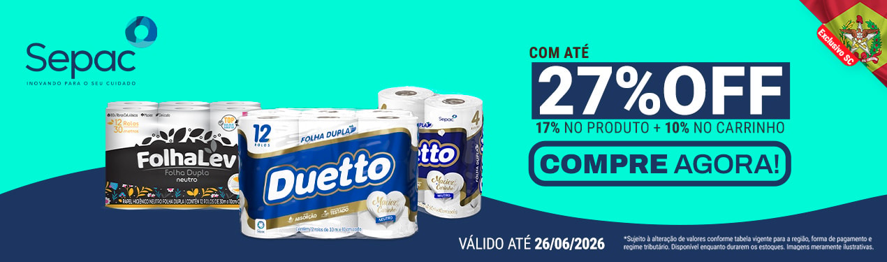 Linha Sepac com até 27%OFF*