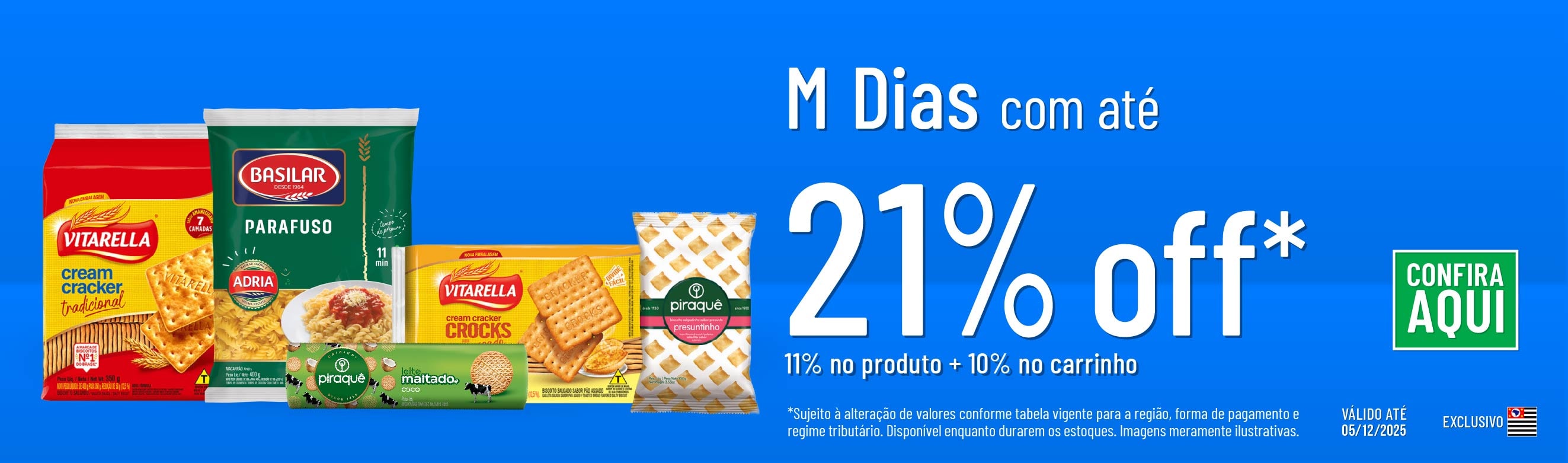 Linha M Dias com 21% OFF*