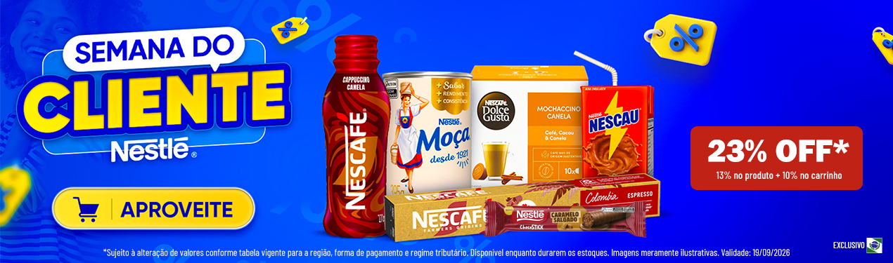 Linha Nestle com 23% OFF*