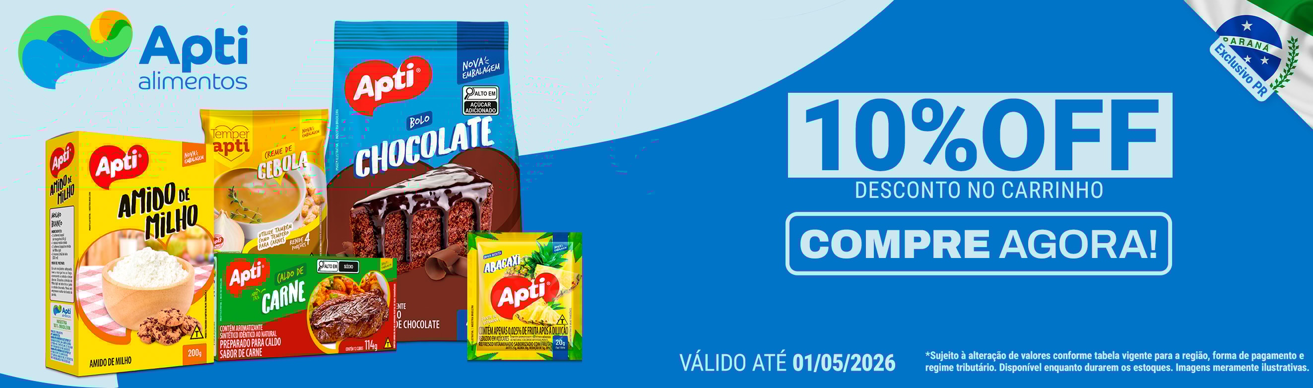 Apti em até 10%OFF*