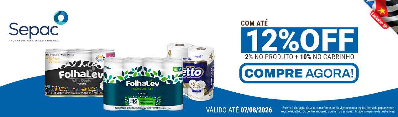 Linha Sepac com até 12%OFF*