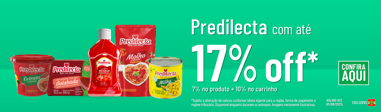 Linha Predilecta com 17% OFF*