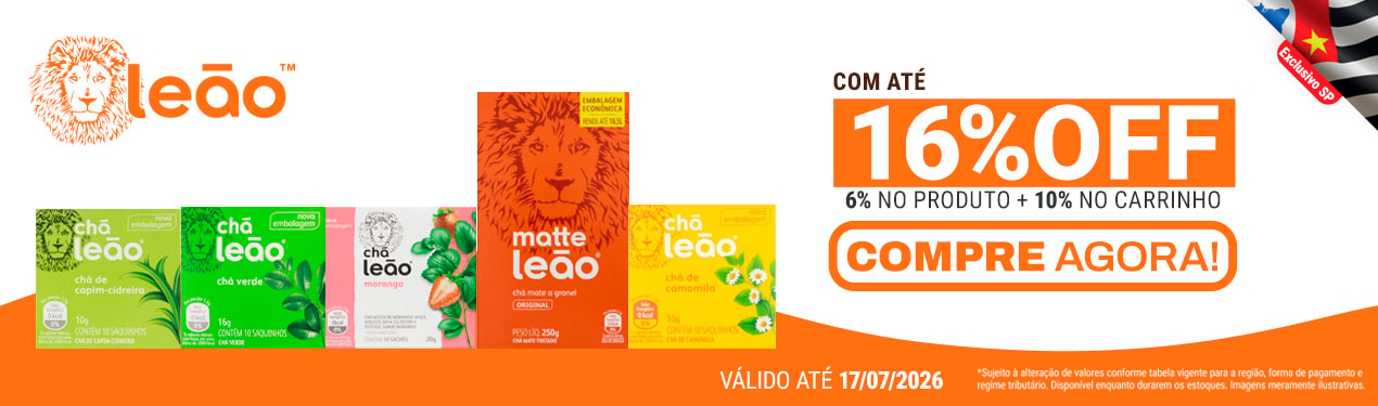 Linha Leão com 23% OFF*
