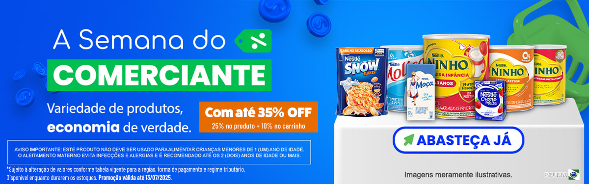 Linha Nestle com 35% OFF*