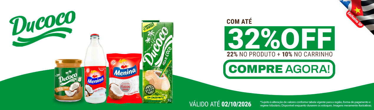 Linha Ducoco com 32% OFF*