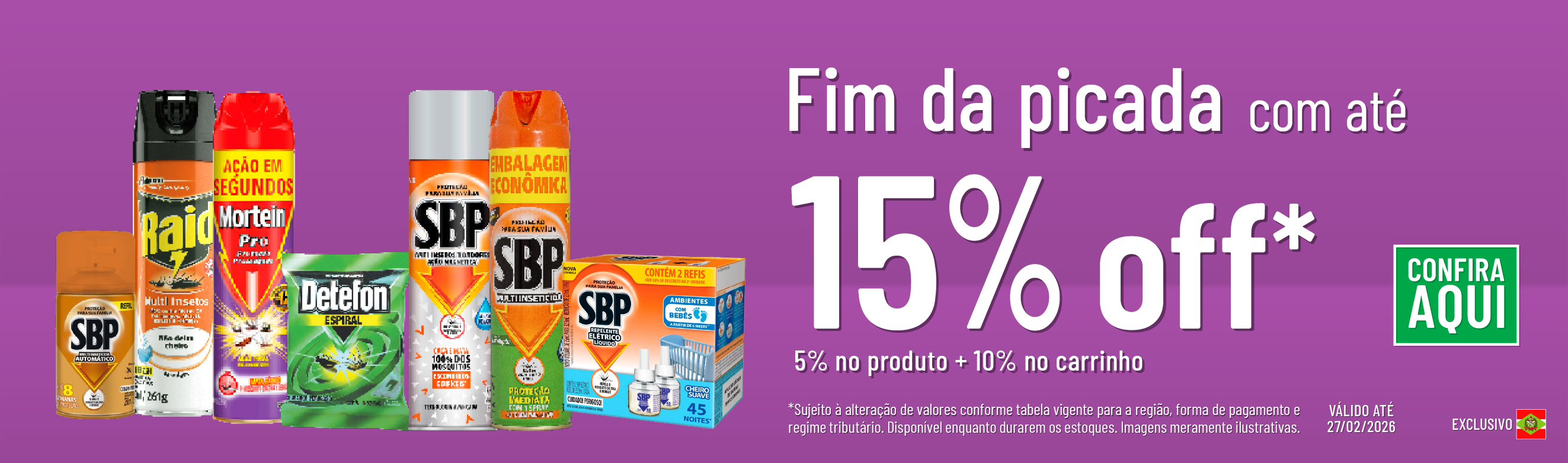 Linha Fim da picada com 15% OFF*