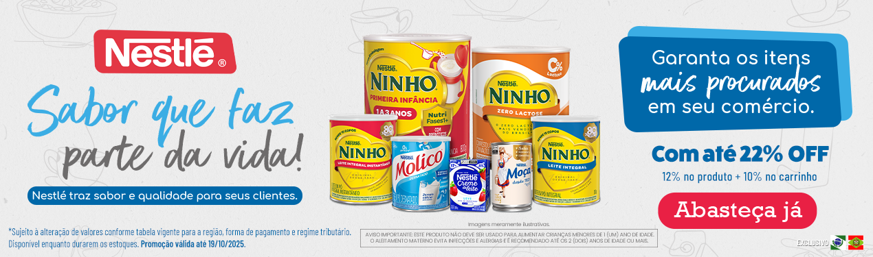 Linha Nestle com 22% OFF*