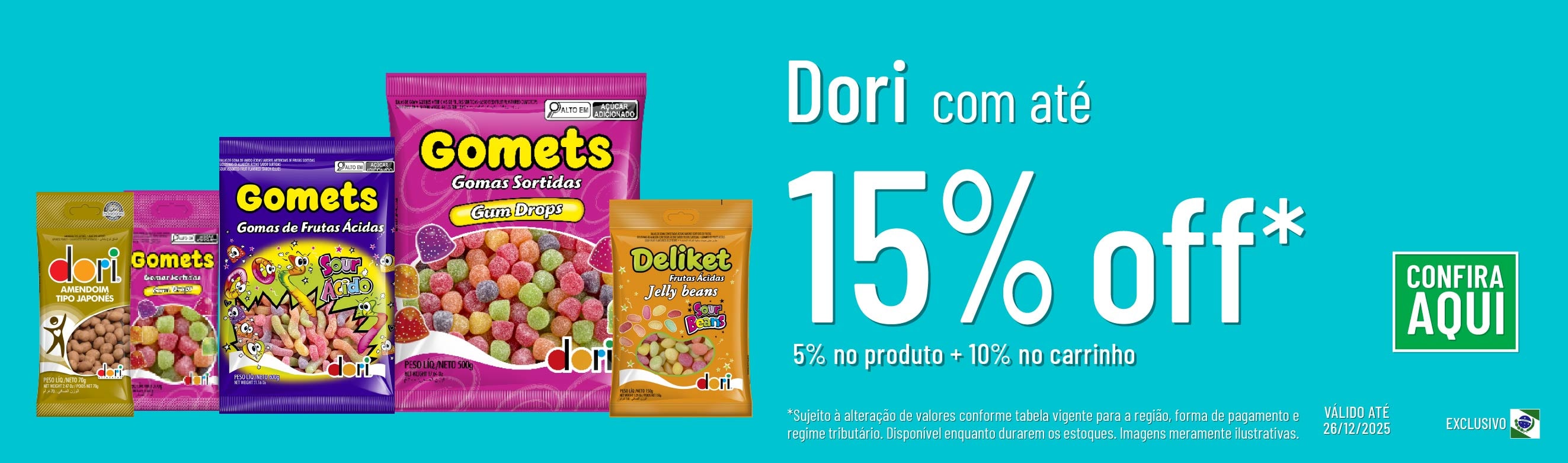 Linha Dori com 15% OFF*