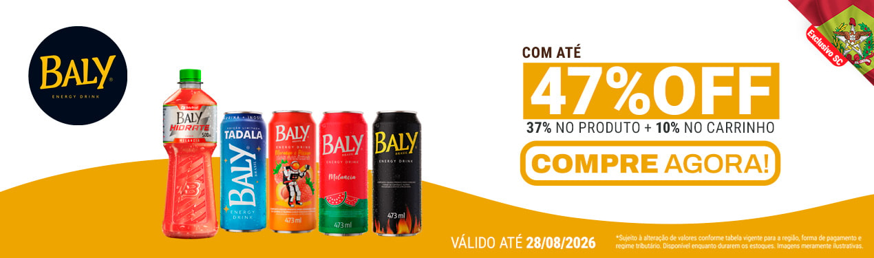 Linha Baly com 47% OFF*
