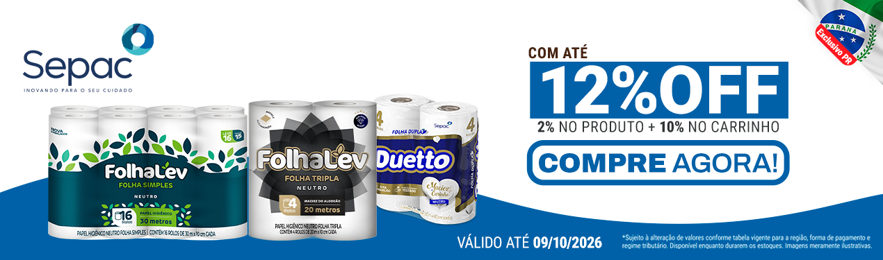 Linha Sepac com até 12%OFF*