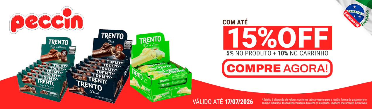 Linha Peccin com 15% OFF*