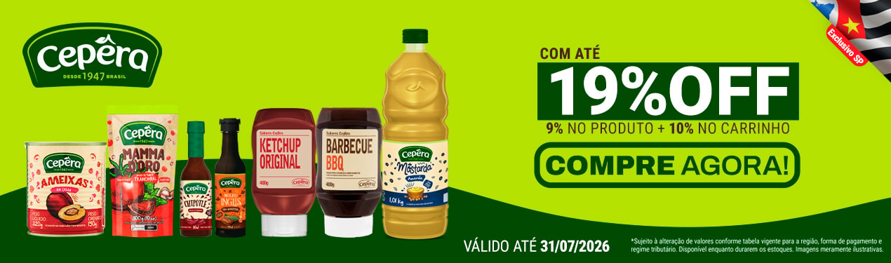 Linha Cepera com 19% OFF*