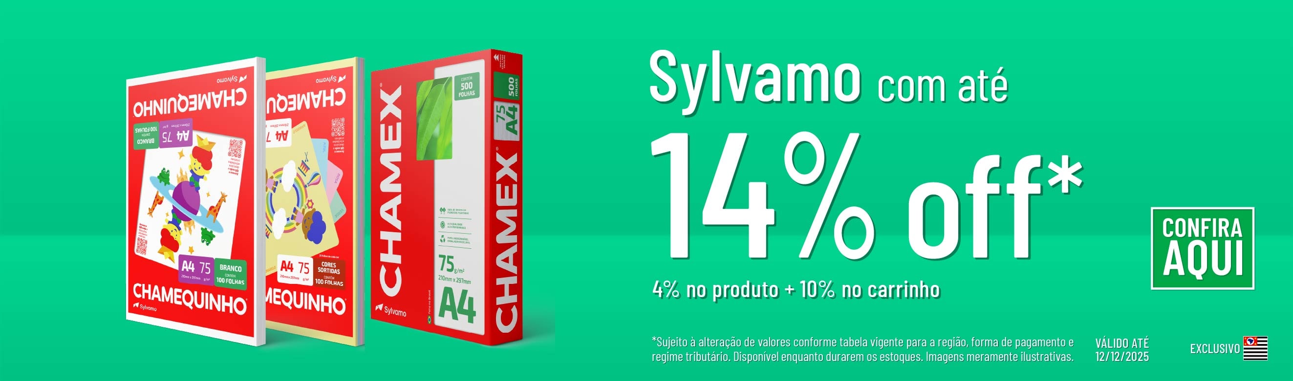 Linha Sylvamo com 14% OFF*