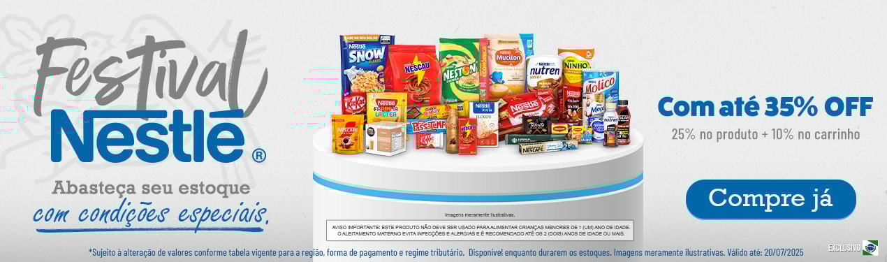 Linha Nestle com 35% OFF*