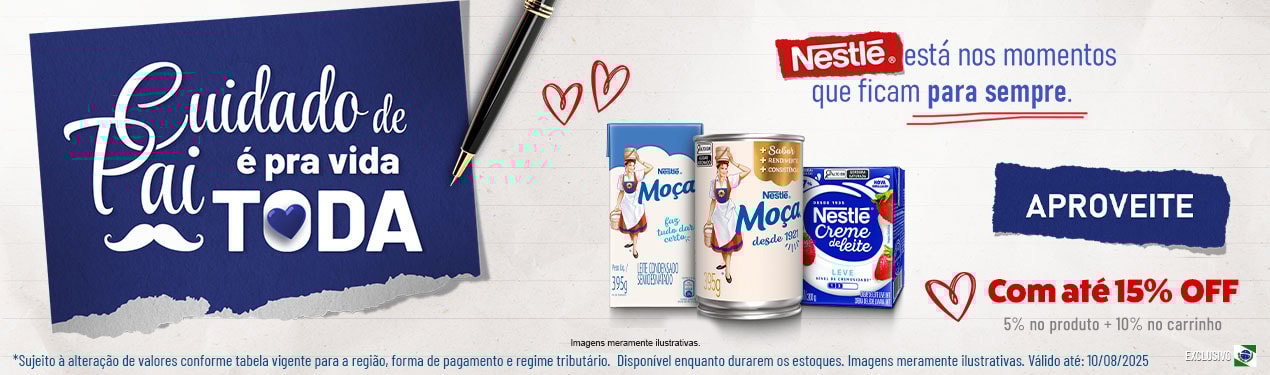 Linha Nestle com 15% OFF*