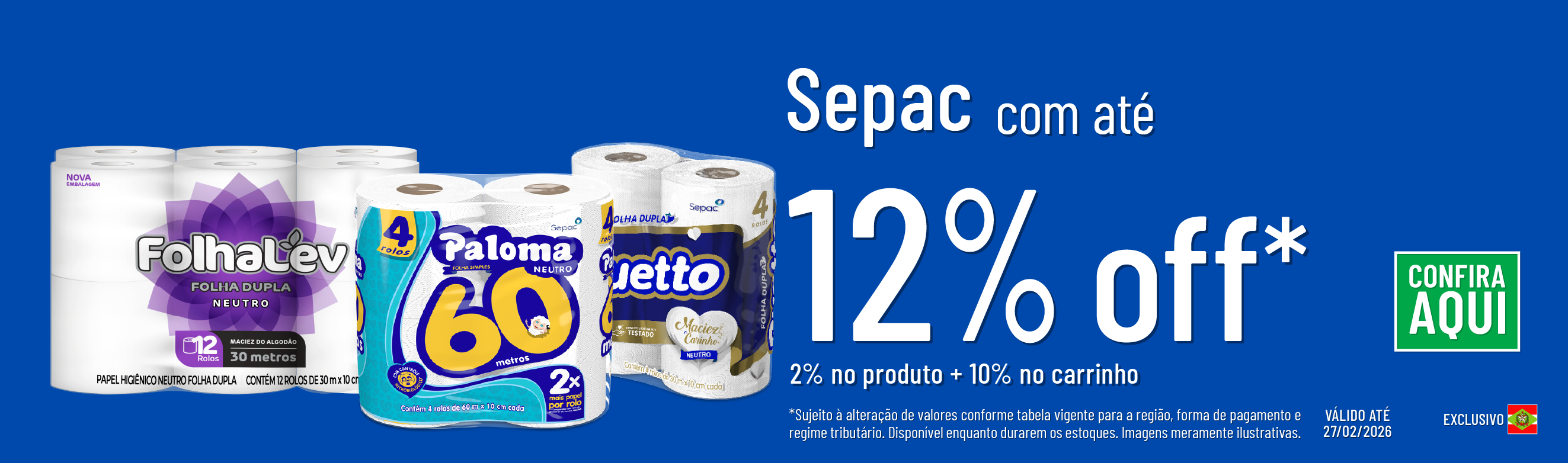 Linha Sepac com até 12%OFF*