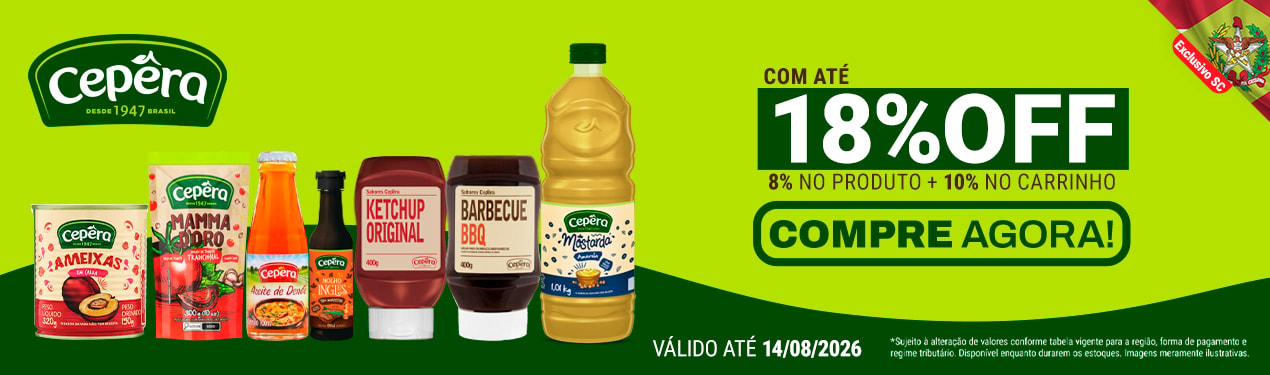 Linha Cepera com 18% OFF*