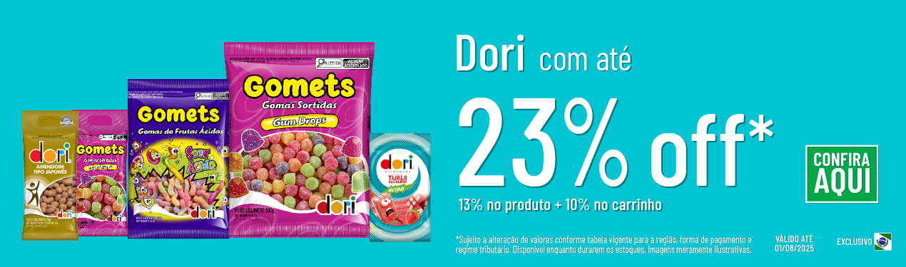 Linha Dori com 23% OFF*